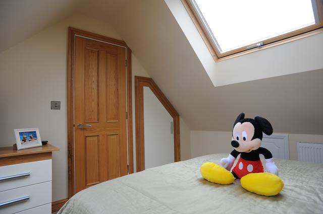 loft in the raised roof of a property in yorkshire 